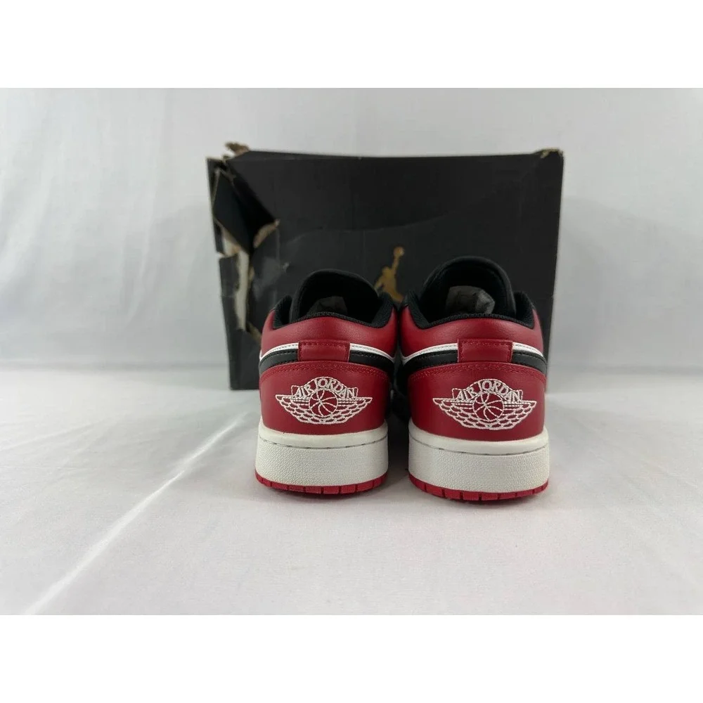 Nike Air Jordan 1 Low 'Bred Toe' 553558-612 Men's Size 7